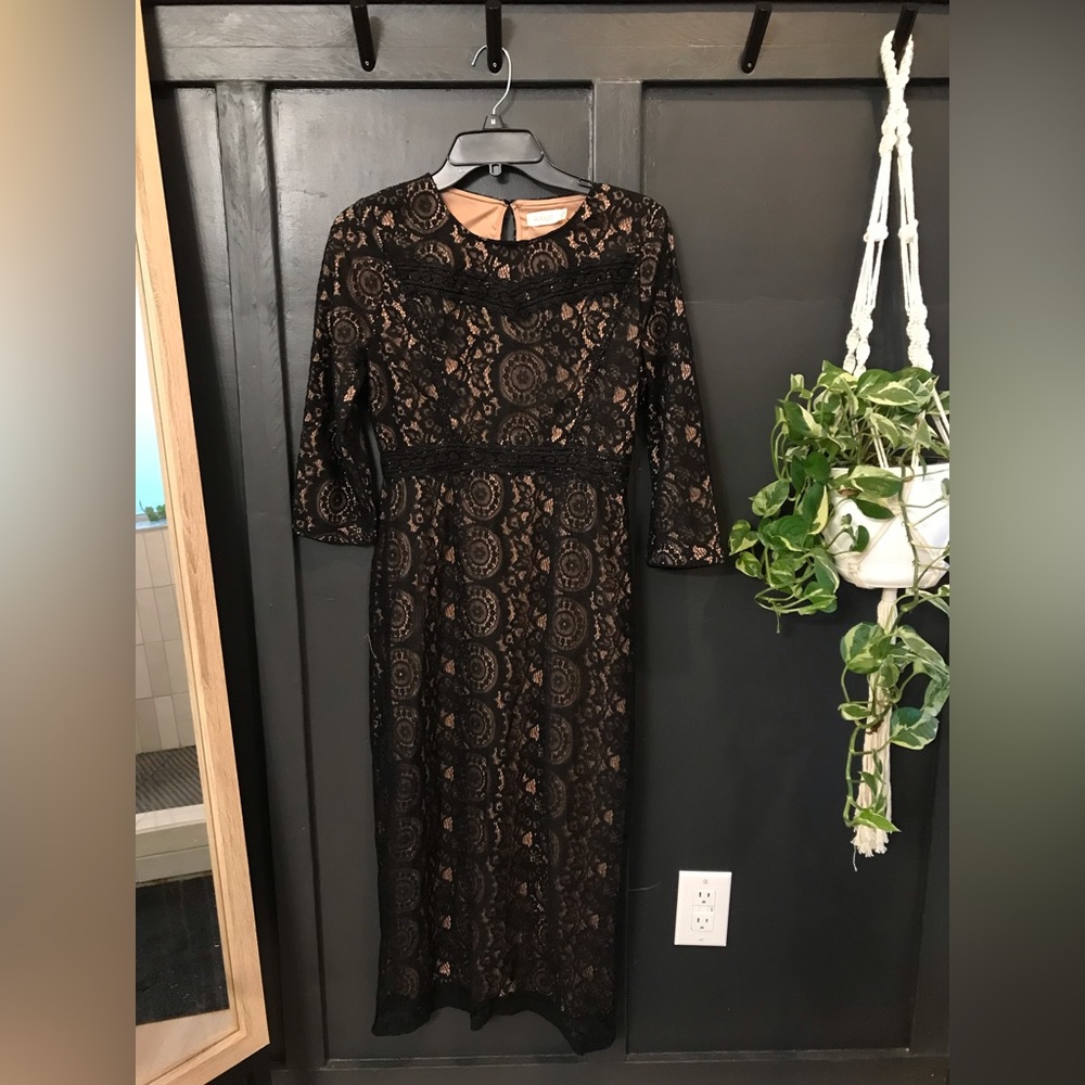 Roolee Black Lace Dress